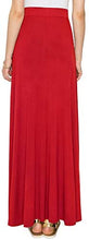 Load image into Gallery viewer, Lock and Love Women&#39;s Print/Solid High Waist Maxi Skirt-Made in U.S.A. - Zainab&#39;s Closet