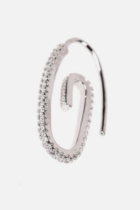 Swirl Earrings Silver