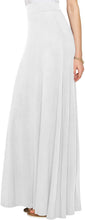 Load image into Gallery viewer, Lock and Love Women&#39;s Print/Solid High Waist Maxi Skirt-Made in U.S.A. - Zainab&#39;s Closet