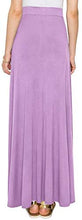 Load image into Gallery viewer, Lock and Love Women&#39;s Print/Solid High Waist Maxi Skirt-Made in U.S.A. - Zainab&#39;s Closet