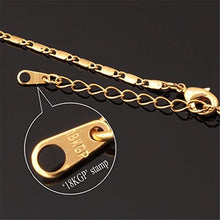 Load image into Gallery viewer, U7 Unisex Platinum / 18K Gold Plated Allah Pendant with 22 inch Link Chain Necklace