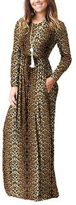 VIISHOW Casual Maxi Dress with Pockets - Zainab's Closet