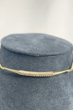 Load image into Gallery viewer, Crystal Gold Plated Bracelet