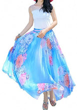 Load image into Gallery viewer, Afibi Womens Full/Ankle Length Blending Maxi Chiffon Long Skirt - Zainab&#39;s Closet