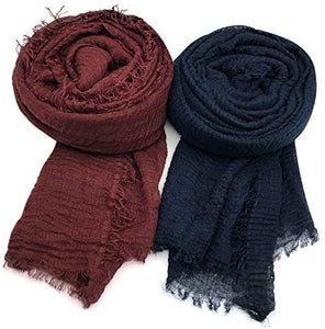 AxeSickle 3PCs Scarf Shawl Wrap Hijab - Zainab's Closet