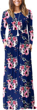 Load image into Gallery viewer, VIISHOW Casual Maxi Dress with Pockets - Zainab&#39;s Closet