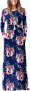 VIISHOW Casual Maxi Dress with Pockets - Zainab's Closet