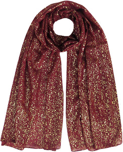 Lina & Lily Glitter Head Wrap Scarf Shawl Hijab - Zainab's Closet