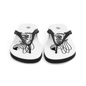 ZC Black & White Flip Flops (2) - Zainab's Closet