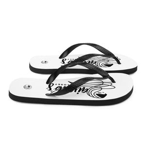 ZC Black & White Flip Flops (2) - Zainab's Closet