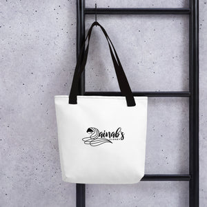 ZC Original Black & White Tote - Zainab's Closet