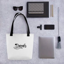 Load image into Gallery viewer, ZC Original Black &amp; White Tote - Zainab&#39;s Closet
