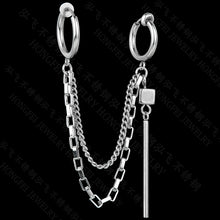 Load image into Gallery viewer, Double Piercing Chain Earring