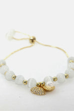 Load image into Gallery viewer, Gold Plated Cat&#39;s Eye Stone Bracelet