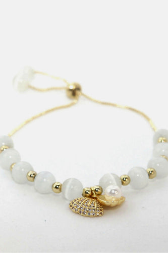 Gold Plated Cat's Eye Stone Bracelet