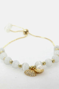 Gold Plated Cat's Eye Stone Bracelet