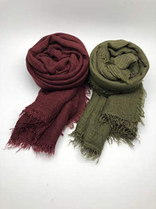 AxeSickle 3PCs Scarf Shawl Wrap Hijab - Zainab's Closet