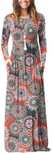 Load image into Gallery viewer, VIISHOW Casual Maxi Dress with Pockets - Zainab&#39;s Closet