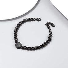 Load image into Gallery viewer, PROSTEEL Childrens&#39; Allah Bracelet, Islamic Jewelry Stainless Steel Beaded Chain Bracelet, fits Wrist from 5.9&#39;&#39; to 7.9&#39;&#39;