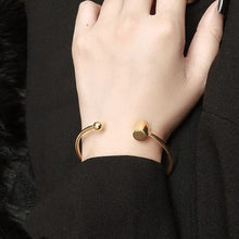 Load image into Gallery viewer, Round Ball Open Bangle