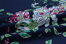 Load image into Gallery viewer, ZESICA Women&#39;s Floral Print Long Sleeve Pockets Empire Waist Pleated Long Maxi Dress