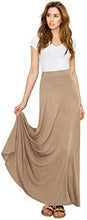 Load image into Gallery viewer, Lock and Love Women&#39;s Print/Solid High Waist Maxi Skirt-Made in U.S.A. - Zainab&#39;s Closet