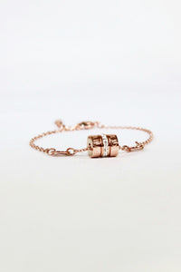 Gold Plated Roman Numeral Bracelet
