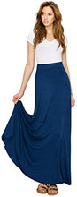Load image into Gallery viewer, Lock and Love Women&#39;s Print/Solid High Waist Maxi Skirt-Made in U.S.A. - Zainab&#39;s Closet