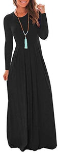 VIISHOW Casual Maxi Dress with Pockets - Zainab's Closet