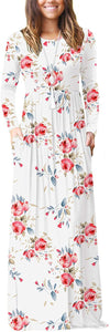 VIISHOW Casual Maxi Dress with Pockets - Zainab's Closet