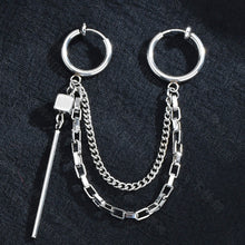 Load image into Gallery viewer, Double Piercing Chain Earring