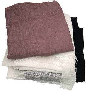 AxeSickle 3PCs Scarf Shawl Wrap Hijab - Zainab's Closet