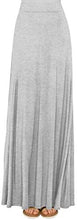 Load image into Gallery viewer, Lock and Love Women&#39;s Print/Solid High Waist Maxi Skirt-Made in U.S.A. - Zainab&#39;s Closet