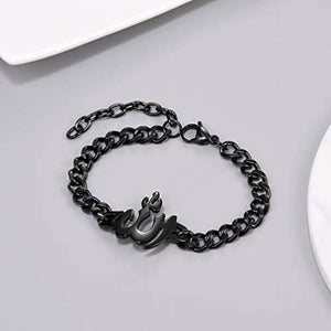 PROSTEEL Childrens' Allah Bracelet, Islamic Jewelry Stainless Steel Beaded Chain Bracelet, fits Wrist from 5.9'' to 7.9''