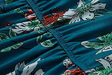 Load image into Gallery viewer, ZESICA Women&#39;s Floral Print Long Sleeve Pockets Empire Waist Pleated Long Maxi Dress