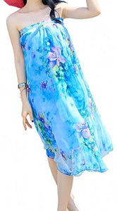 Afibi Womens Full/Ankle Length Blending Maxi Chiffon Long Skirt - Zainab's Closet