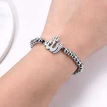 Load image into Gallery viewer, PROSTEEL Childrens&#39; Allah Bracelet, Islamic Jewelry Stainless Steel Beaded Chain Bracelet, fits Wrist from 5.9&#39;&#39; to 7.9&#39;&#39;