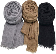 Load image into Gallery viewer, AxeSickle 3PCs Scarf Shawl Wrap Hijab - Zainab&#39;s Closet