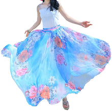Load image into Gallery viewer, Afibi Womens Full/Ankle Length Blending Maxi Chiffon Long Skirt - Zainab&#39;s Closet