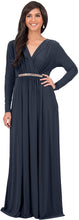 Load image into Gallery viewer, KOH KOH V-Neck Flowy Formal Kaftan Dress - Zainab&#39;s Closet