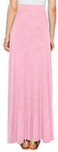 Load image into Gallery viewer, Lock and Love Women&#39;s Print/Solid High Waist Maxi Skirt-Made in U.S.A. - Zainab&#39;s Closet