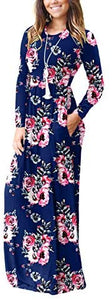 VIISHOW Casual Maxi Dress with Pockets - Zainab's Closet