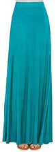Load image into Gallery viewer, Lock and Love Women&#39;s Print/Solid High Waist Maxi Skirt-Made in U.S.A. - Zainab&#39;s Closet