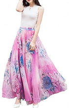 Load image into Gallery viewer, Afibi Womens Full/Ankle Length Blending Maxi Chiffon Long Skirt - Zainab&#39;s Closet