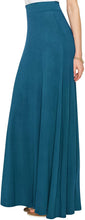 Load image into Gallery viewer, Lock and Love Women&#39;s Print/Solid High Waist Maxi Skirt-Made in U.S.A. - Zainab&#39;s Closet