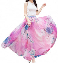 Load image into Gallery viewer, Afibi Womens Full/Ankle Length Blending Maxi Chiffon Long Skirt - Zainab&#39;s Closet