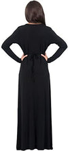 Load image into Gallery viewer, KOH KOH V-Neck Flowy Formal Kaftan Dress - Zainab&#39;s Closet