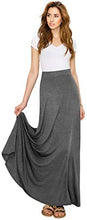Load image into Gallery viewer, Lock and Love Women&#39;s Print/Solid High Waist Maxi Skirt-Made in U.S.A. - Zainab&#39;s Closet