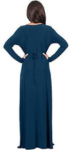 Load image into Gallery viewer, KOH KOH V-Neck Flowy Formal Kaftan Dress - Zainab&#39;s Closet