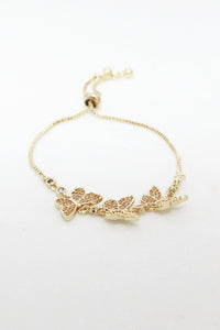 Butterfly Gold Plated Bracelet